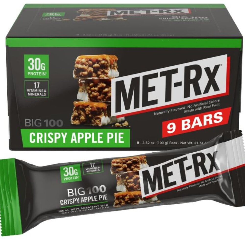 MET-Rx Big 100 Colossal Protein Bars.